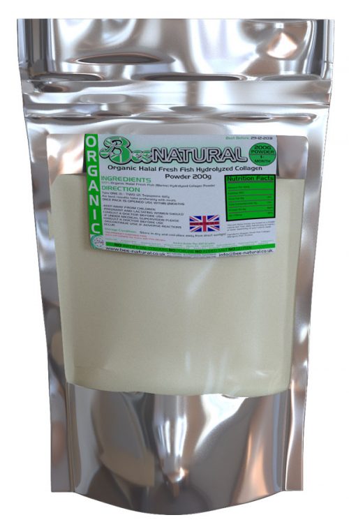 Organic Halal Hydrolyzed Marine Fish Powder 200g
