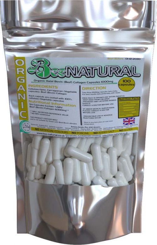 100 BEEF Organic Halal Label