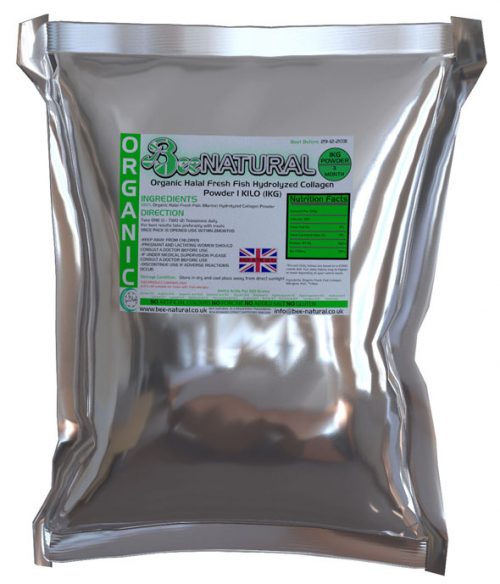 NEW Organic Halal 1KG Powder Label