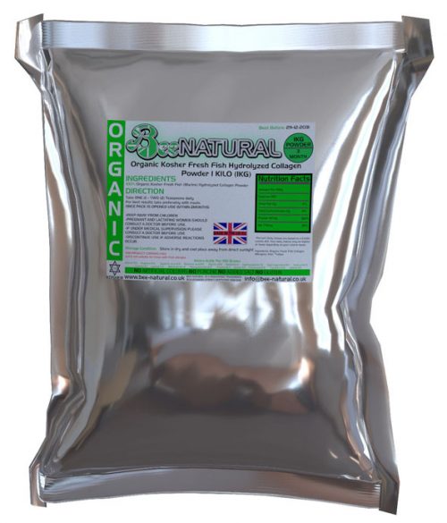 NEW Organic Kosher 1KG Powder Label
